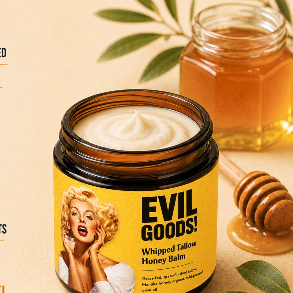 Compra 1 y Llévate 2 - Crema de Sebo de Res Evil Goods™ con Miel de Manuka
