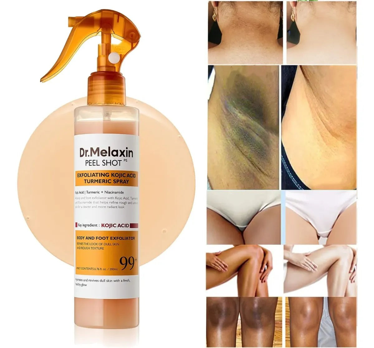 Compra 1 y Llévate 2 - Dr. Melaxin Peel Shot™ Exfoliante Corporal Kojic + Cúrcuma