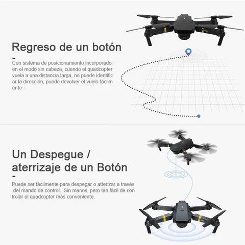 SkyDrone™ PRO - Doble Cámara Visión Nocturna y Sensor Anti Colisión