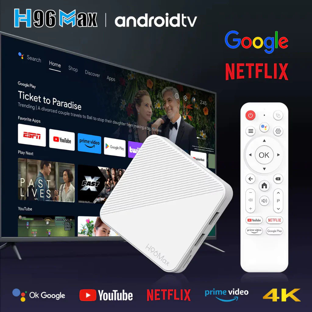 SmartBox™ – TV Box Android 14 8GB | Resolución 4K Ultra HD
