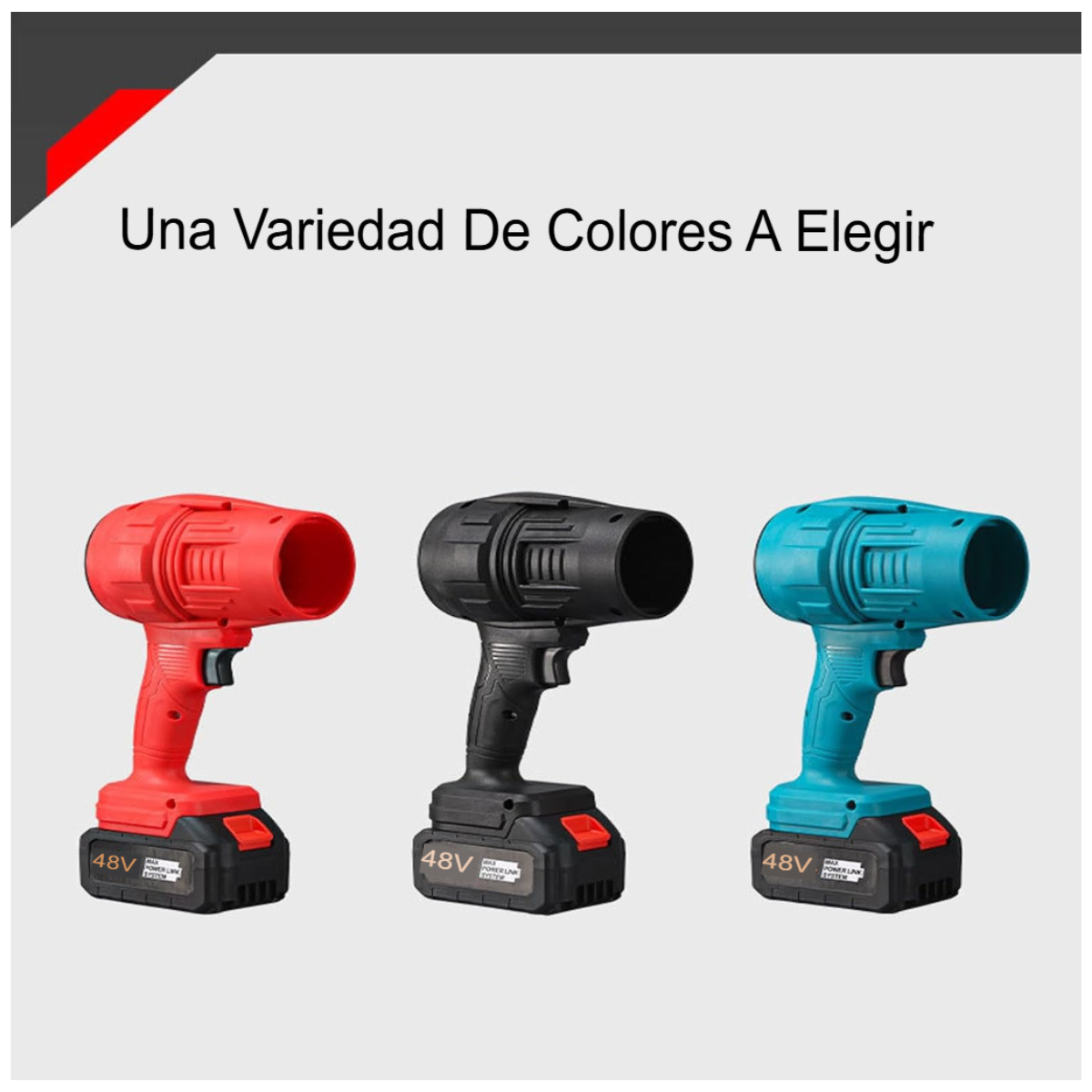 AirBlow™ – Soplador Inalámbrico Turbo Jet 48V