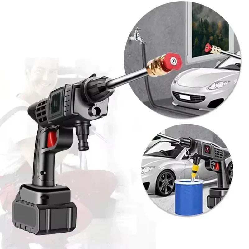 Hidrolavadora Portátil Recargable TurboJet™ + 2 Baterías de 48V [BLACK FRIDAY]