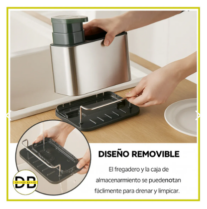 CleanTouch™ – Dispensador y Organizador de Cocina 2 en 1